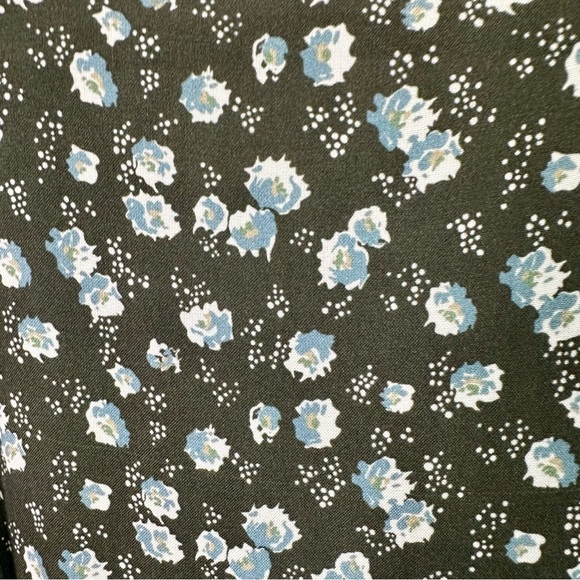 Able Amelia Button Front Dress Green Floral Print Size XXL - Picture 7 of 12